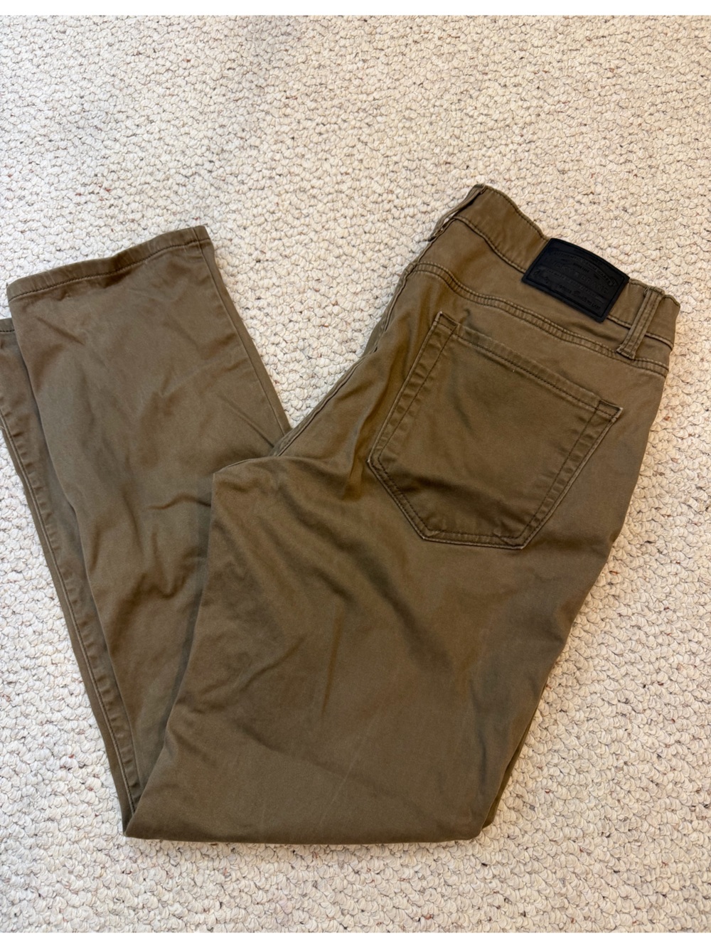 Lucky Brand Tan Brown Chinos 33x30